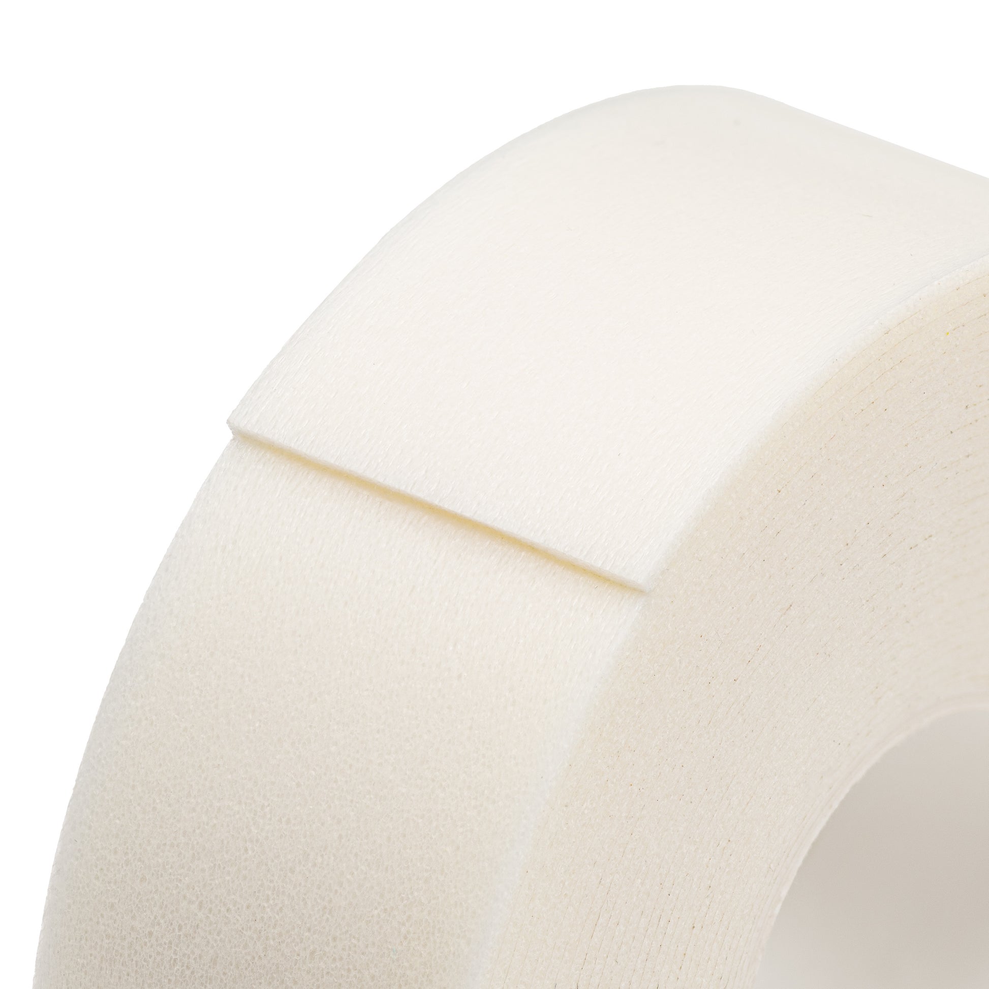 Soft foam beauty tape used during lash application treatments