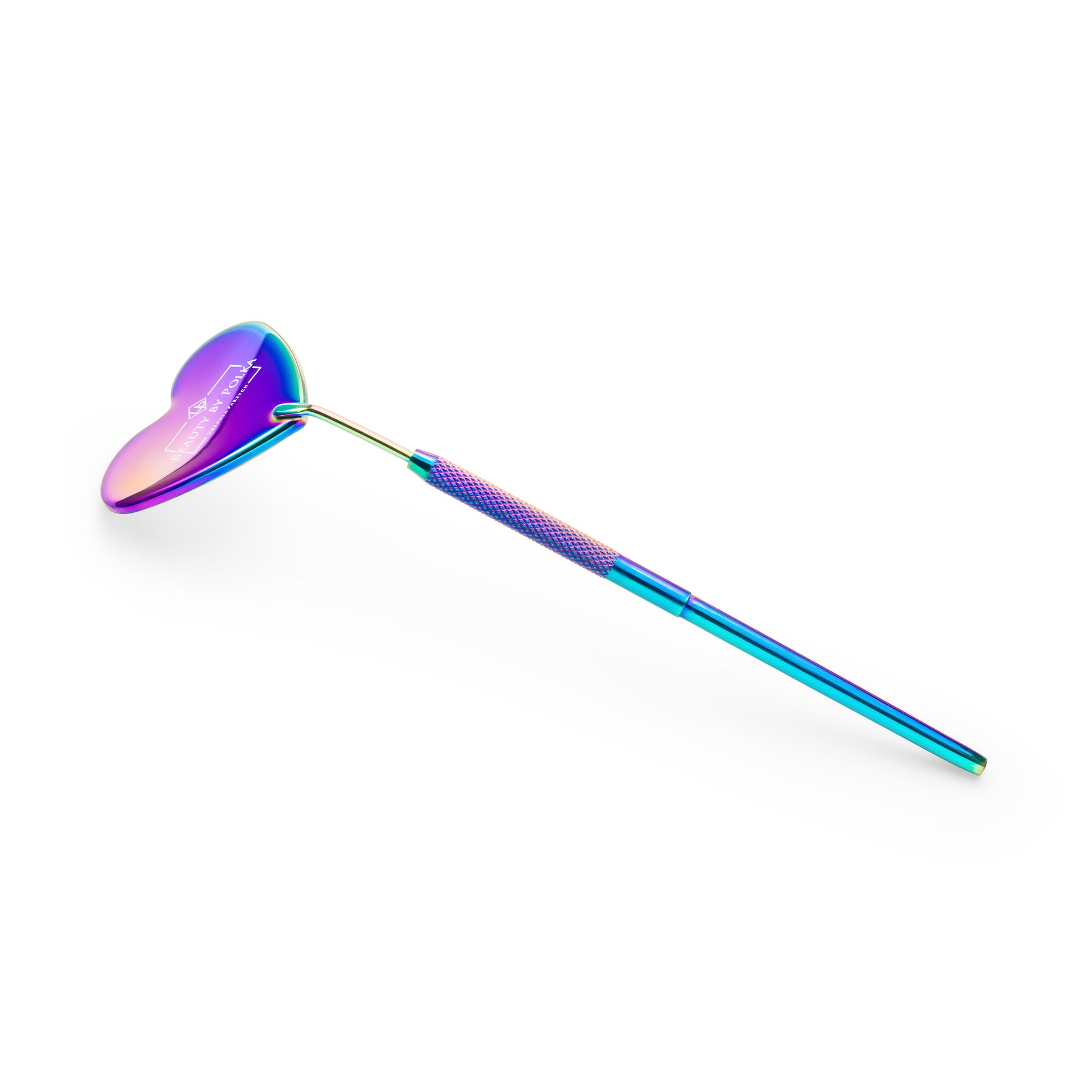 Compact rainbow heart mirror for beauty touch-ups Beauty by Polka