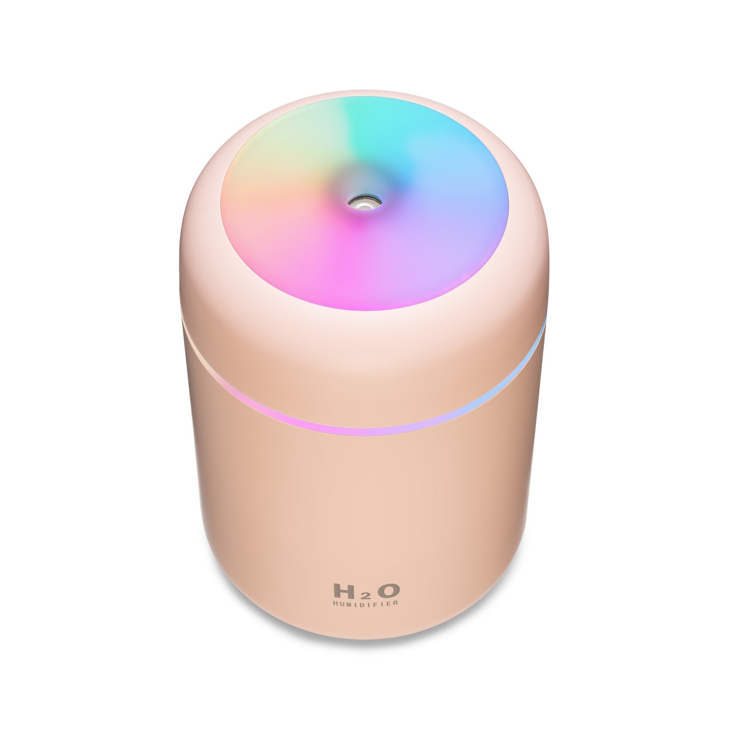 Compact air humidifier for home or beauty salon use