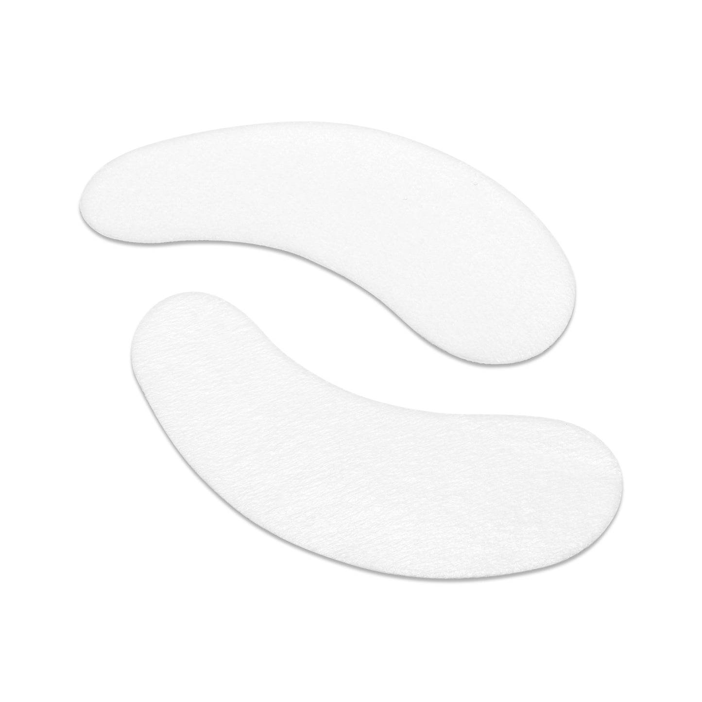 White under-eye pads for eyelash extensions
