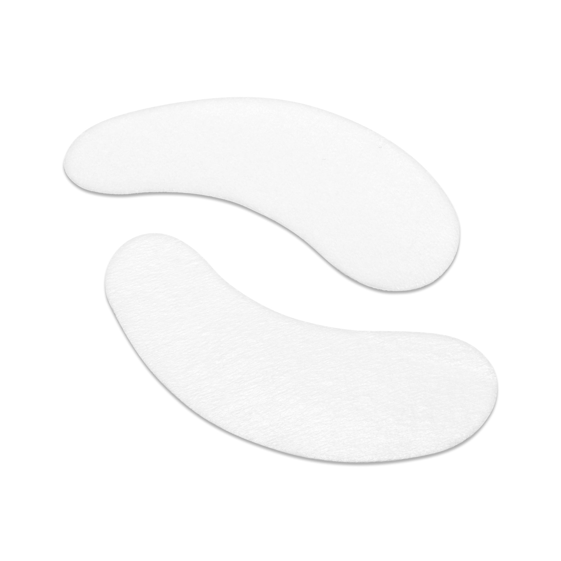 White under-eye pads for eyelash extensions