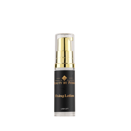 Beauty by Pola fixing lotion bottle with gold cap for professionals 