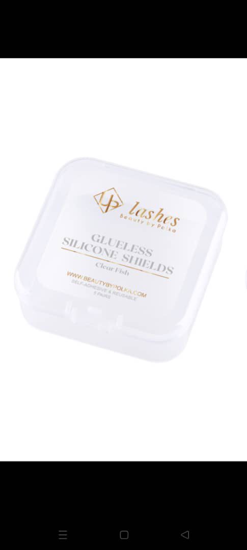 glueless silicone shields clear fish box for profesional beauty salons